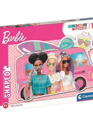 Barbie Car 104 db-os forma puzzle Clementoni