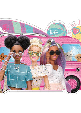 Barbie Car 104 db-os forma puzzle Clementoni