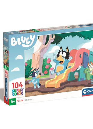 Bluey Playground 104 db-os puzzle Clementoni