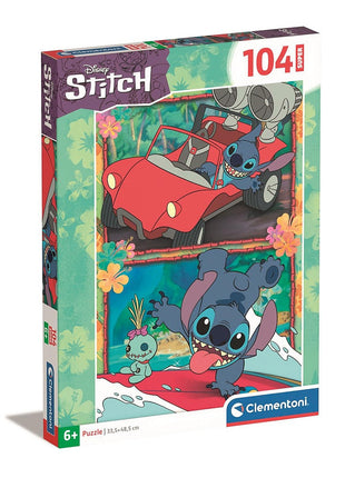 Disney Lilo és Stitch, A csillagkutya Wild Adventure 104 db-os puzzle Clementoni