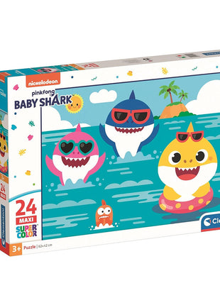 Baby Shark Vacation 24 db-os maxi puzzle Clementoni