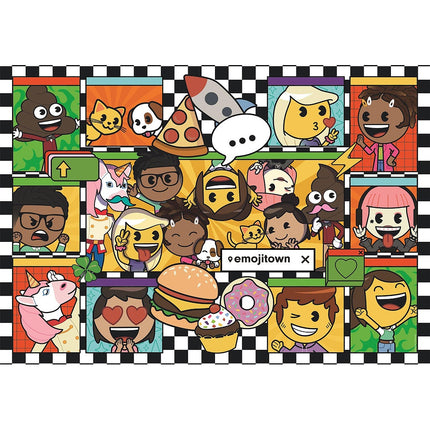 Emoji Town 180 db-os puzzle Clementoni