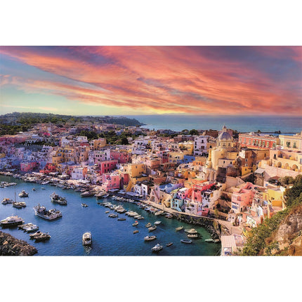 Olaszország Procida Island 1500 db-os Compact puzzle Clementoni