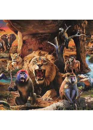 Állatos Tribal Society 1500 db-os Compact puzzle Clementoni