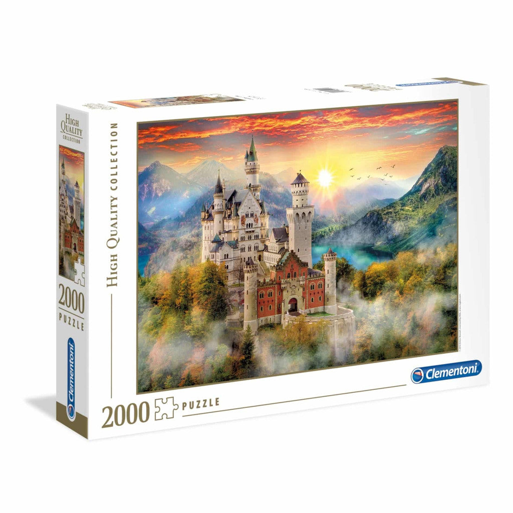Németország Neuschwantein 2000 db-os puzzle Clementoni