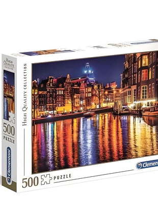 Amszterdam Night 500 db-os puzzle Clementoni