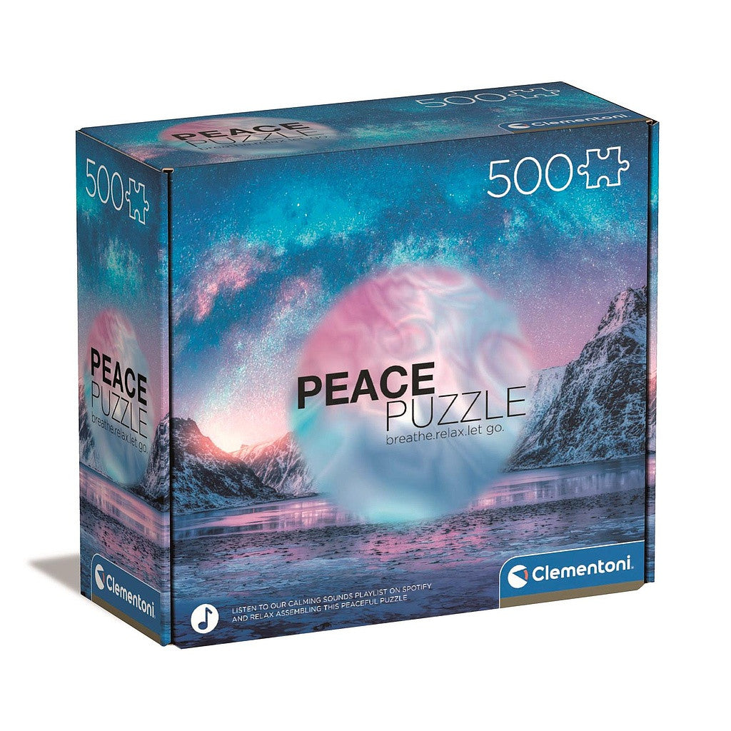 Hegyvidék Light Blue 500 db-os Peace puzzle Clementoni