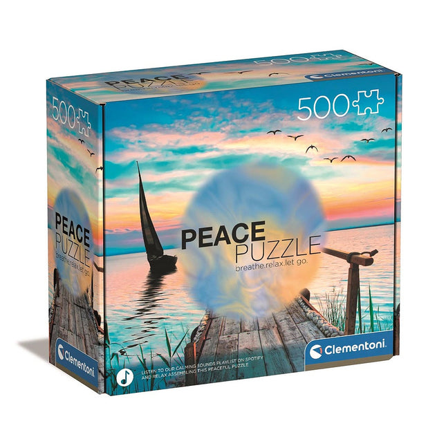 Móló Peaceful 500 db-os Peace puzzle Clementoni