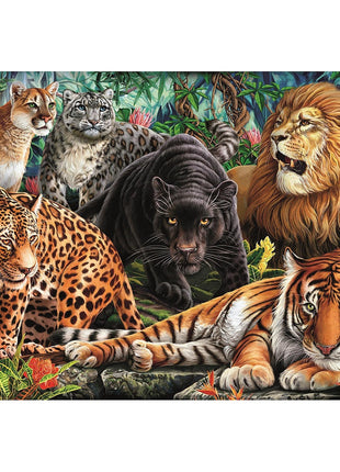 Állatos Wild Cats 500 db-os puzzle Clementoni