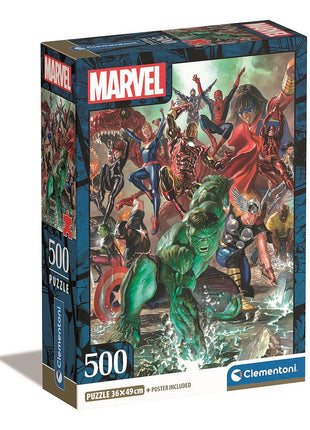 Bosszúállók 500 db-os Compact puzzle Clementoni