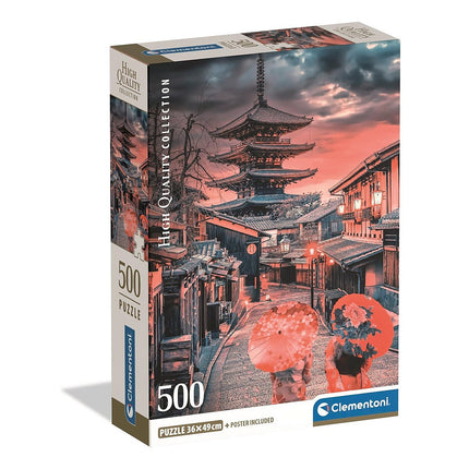 Japán Evening in Kyoto 500 db-os Compact puzzle Clementoni