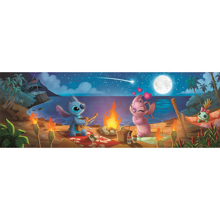 Disney Lilo és Stitch, A csillagkutya 1000 db-os panorama Compact puzzle Clementoni