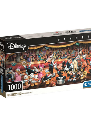 Disney Orchestra 1000 db-os panorama Compact puzzle Clementoni
