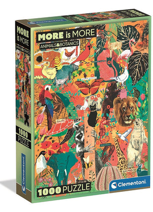 Állatos Botanics 1000 db-os Compact puzzle Clementoni