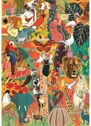 Állatos Botanics 1000 db-os Compact puzzle Clementoni