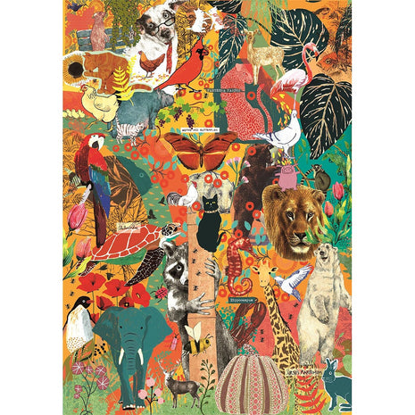 Állatos Botanics 1000 db-os Compact puzzle Clementoni