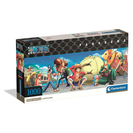 One Piece 1000 db-os panorama Compact puzzle Clementoni