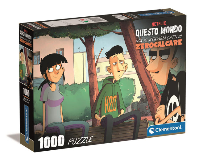 A világ ellen Hoodie Talks 1000 db-os Compact puzzle Clementoni