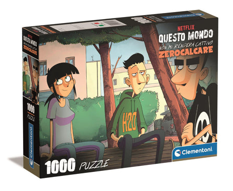 A világ ellen Hoodie Talks 1000 db-os Compact puzzle Clementoni