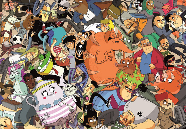 A világ ellen Chaos 1000 db-os Compact puzzle Clementoni