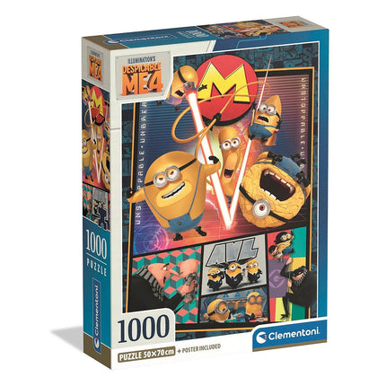 Minyonok 1000 db-os Compact puzzle Clementoni