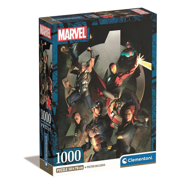 Bosszúállók 1000 db-os Compact puzzle Clementoni