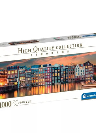 Amsterdam Bright 1000 db-os panorama puzzle Clementoni