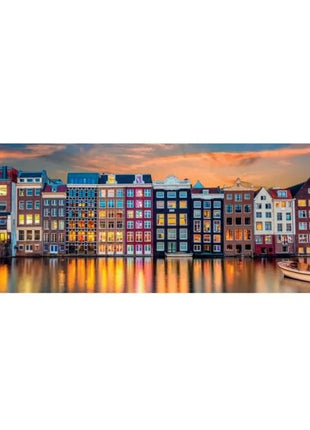 Amsterdam Bright 1000 db-os panorama puzzle Clementoni