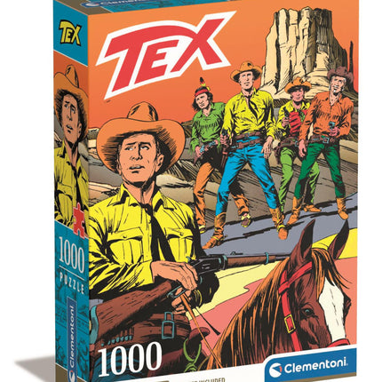 Tex Willer Ride 1000 db-os Compact puzzle Clementoni