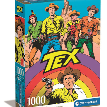Tex Willer Rainbow 1000 db-os Compact puzzle Clementoni