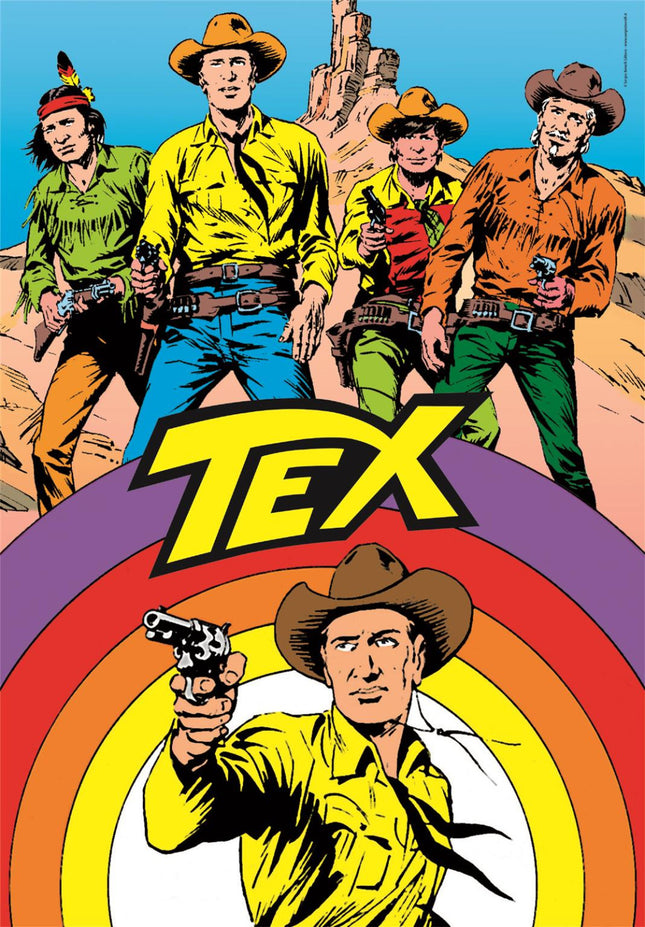 Tex Willer Rainbow 1000 db-os Compact puzzle Clementoni