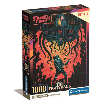 Stranger Things Piggyback 1000 db-os Compact puzzle Clementoni