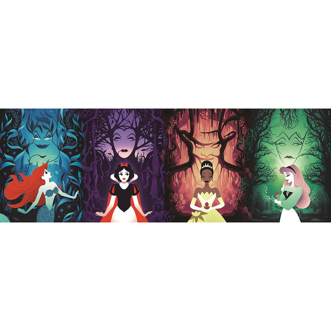 Disney Hercegnők, Gonoszok Destinies 1000 db-os panorama Compact puzzle Clementoni