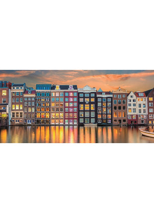 Amsterdam Bright 1000 db-os panorama Compact puzzle Clementoni