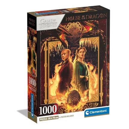 Sárkányok Háza 1000 db-os puzzle Clementoni