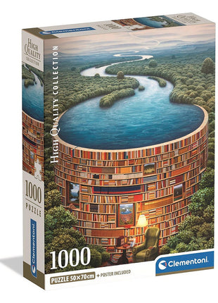 Bibliodame 1000 db-os puzzle Clementoni