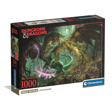 Dungeons & Dragons Poison 1000 db-os Compact puzzle Clementoni