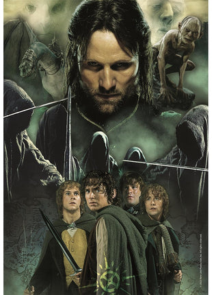 A Gyűrűk Ura Aragorn & Hobbits 1000 db-os Compact puzzle Clementoni