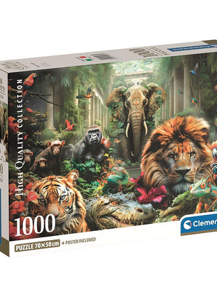 Állatos Mystic Jungle 1000 db-os puzzle Clementoni