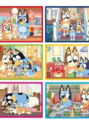 Bluey Play All Day mesekocka 6 db-os Clementoni