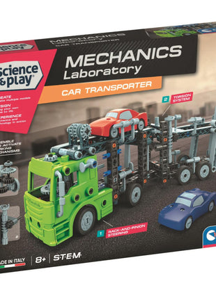 Autószállító Mechanics 10 az 1-ben építőjáték Clementoni