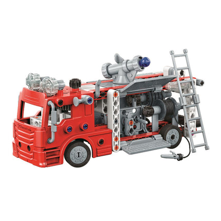 Tűzoltóautó Mechanics 2 az 1-ben építőjáték Clementoni