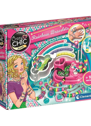 Crazy Chic Rainbow karkötő készítő kreatív szett Clementoni