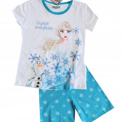 Disney Jégvarázs Crystal gyerek rövid pizsama 3 - 8 év / 98 - 128 cm