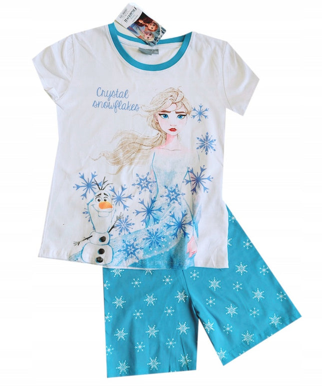 Disney Jégvarázs Crystal gyerek rövid pizsama 3 - 8 év / 98 - 128 cm