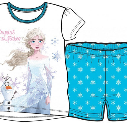 Disney Jégvarázs Crystal gyerek rövid pizsama 3 - 8 év / 98 - 128 cm