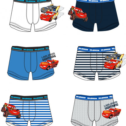 Disney Verdák Speedster  gyerek boxeralsó 2 darab/csomag 2 - 8 év / 92 - 128 cm