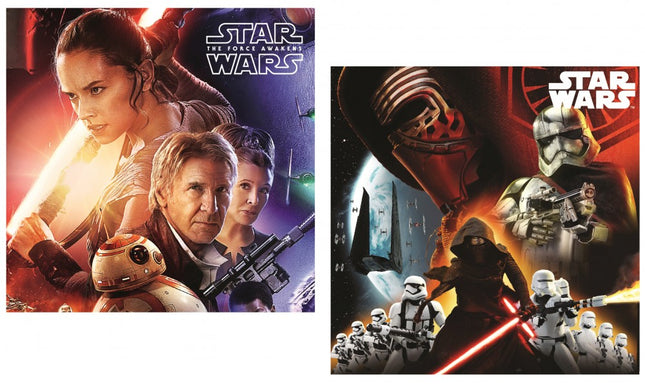 Star Wars The Force Awakens párnahuzat 40x40 cm