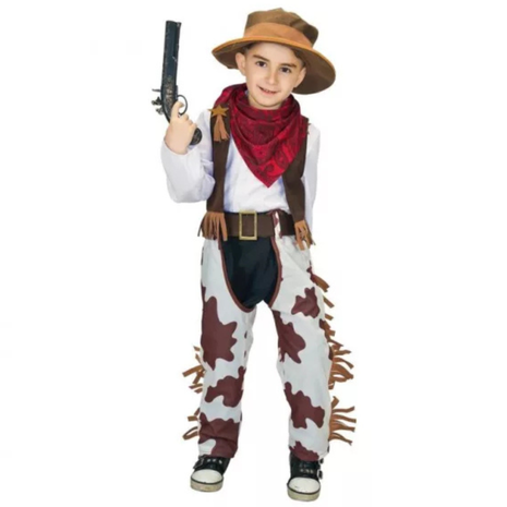 Cowboy Brown gyerek jelmez 110–120 cm méretben
