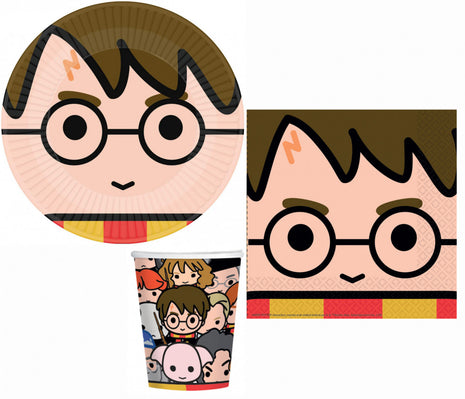 Harry Potter Graphic party szett 32 db-os 23 cm-es tányérral